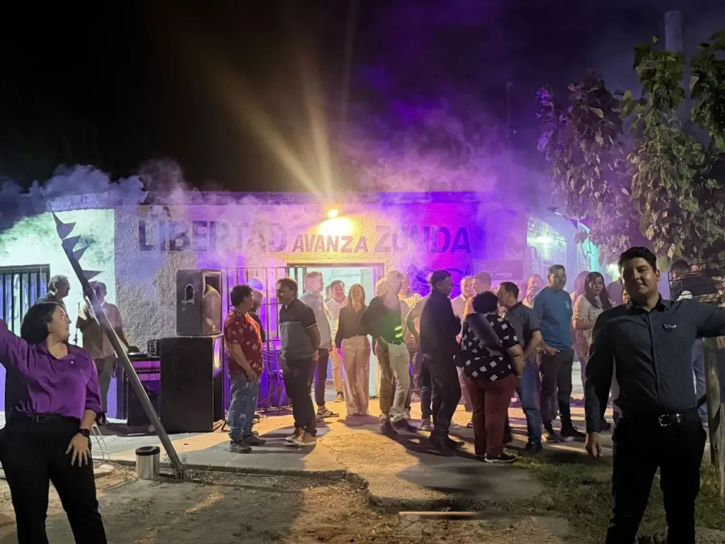 La Libertad Avanza inauguró una nueva sede partidaria en Zonda