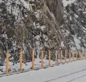 Registran una nueva nevada en Vicuña y granizo en rutas de Iglesia
