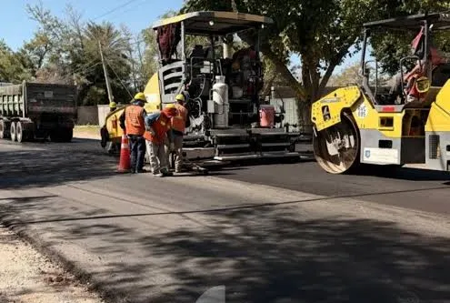 Cortes parciales de tránsito en calle Santa Fe por repavimentación